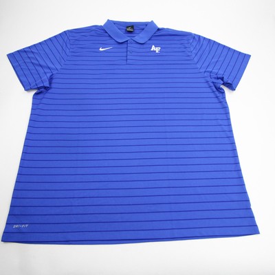 Air Force Falcons Nike Dri-Fit Polo Men's Blue/Striped New