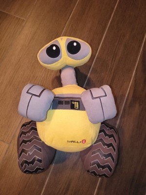 Wall-E Plüsch Disney Store exklusiver großer 14 Zoll gelber Pixar Roboter Stofftier
