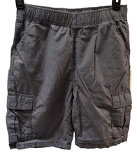 Place Boys Lot of 2 Pairs of Pull On Cargo Shorts Size 14 Color Blue Gray