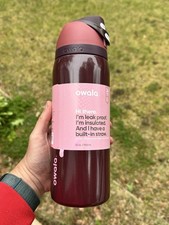 Special Edition Holiday Owala 32oz Stainless FreeSip Water Bottle - Poinsettia