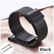 Milanese Watch Strap Quick Release Stainless Steel Band 12–24MM Universal Mesh.
