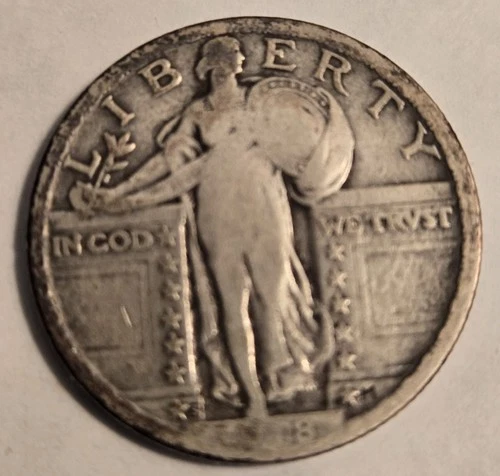 1918 S, Standing Liberty Quarter