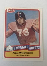 1989 Swell Football Greats - Arnie Weinmeister #123