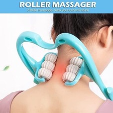 6-Wheel Cervical Spine Massage Roller Office Manual Multi-Function Relief Back
