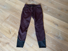Eurostar fleece lined winter breeches easy rider D42 30" waist burgundy vgc