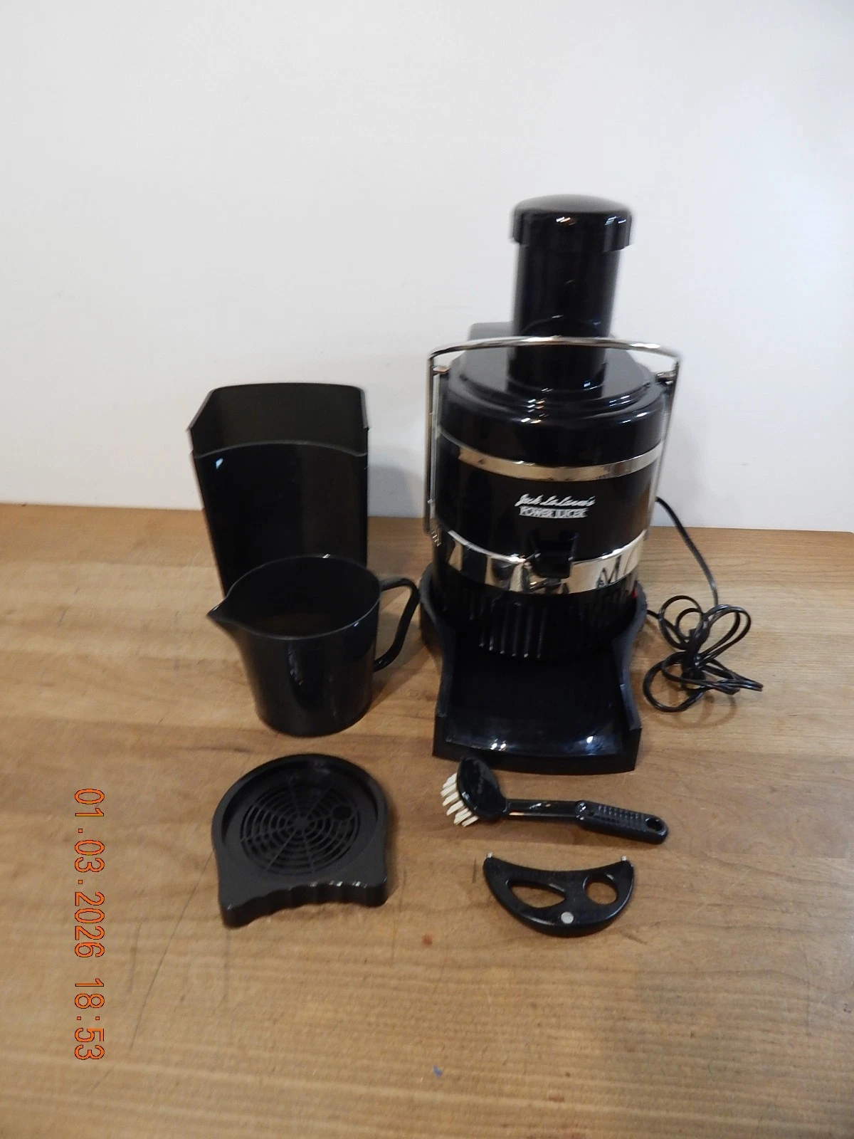 Jack LaLanne's Power Juicer Model CL-003AP Original Classic Juice Pulp Extractor