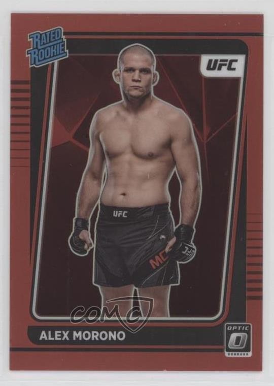 2022 Panini Donruss Optic UFC Rated Rookie Red Prizm /199 Alex Morono #104 14my