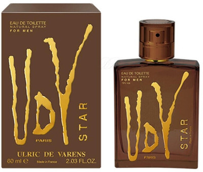 UDV STAR for MEN Eau de Toilette EdT Natural Spray Ulric de Varens Paris 60ml
