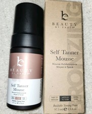 Beauty By Earth Self Tanner Mousse 3.3fl oz Medium to Dark Buildable Tan Foam