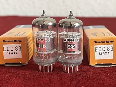 ecc83  12Ax7  Siemens Tubes  Shipping cost Outside Europe 47,99 