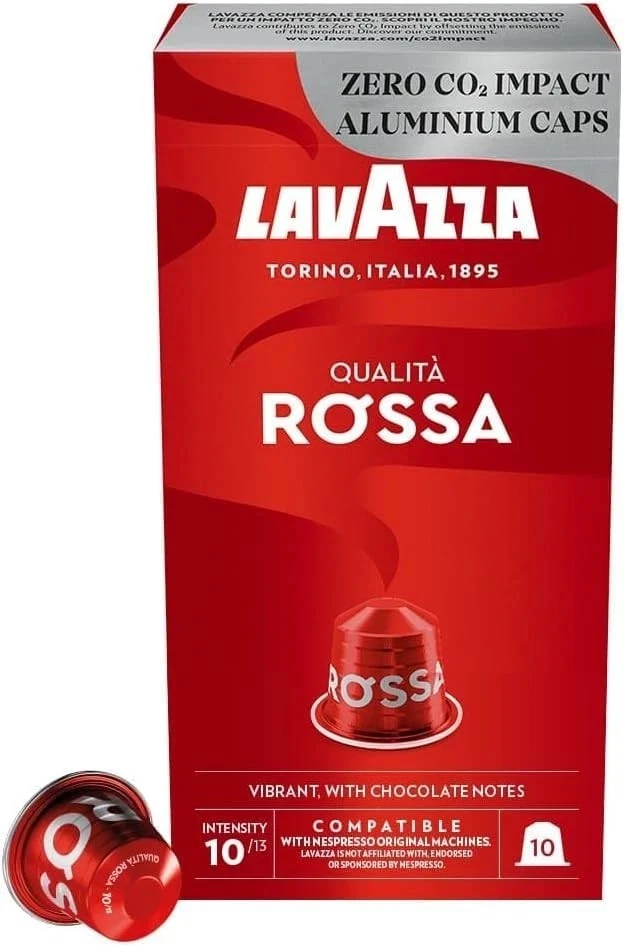 Lavazza Qualità Rossa Coffee, Arabica and Robusta, Nespresso Original Compatible