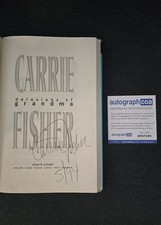 CARRIE FISHER signed Autogramm Buch gebunden signiert In Person ACOA STAR WARS