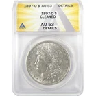 1897 O Morgan Dollar AU 53 Details ANACS Silver $1 Coin SKU:I19231
