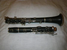 W. SCHREIBER & SOHNE Bb SOPRANO CLARINET for REPAIR/RESTORATION -MADE in GERMANY