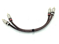 Tributaries RG59 Digital Dual Shield RCA Cable - 8'' Jumper Size For PreAmps
