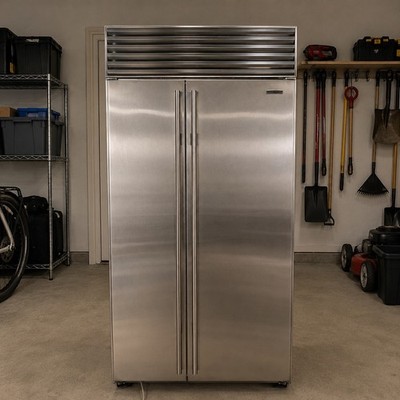 Sub-Zero 642/S 3 Side-by-Side Built-in Refrigerator Stainless Steel 42'' Tested