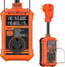RV Surge Protector 30 Amp, 16000J with Smart Auto Shutoff   IP67 Waterproof   LE