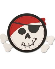 Stephen Joseph Fun Flyer Toy Frisbee Pirate Skeleton  NEW 