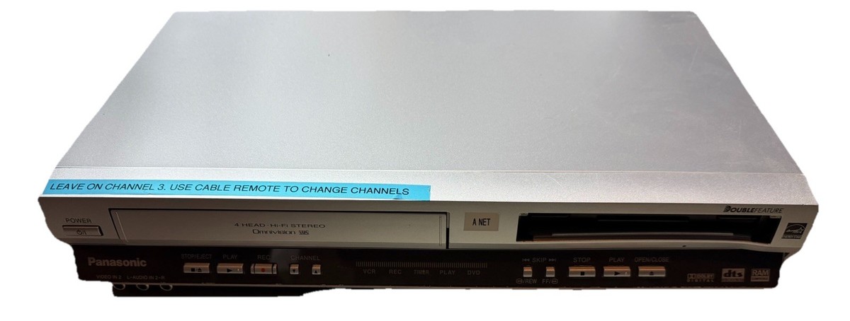 Panasonic PV-D4745S DVD VCR Combo Player Recorder - No Remote