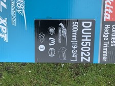 Makita DUH502 18v LXT Cordless Brushless Hedge Trimmer 500mm No Batteries