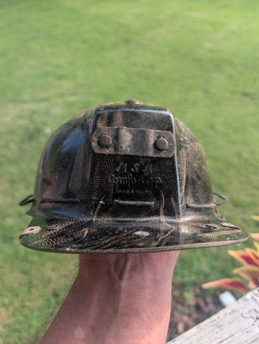 Vintage USED SWVA MSA Comfo Cap Low Vein Miner Helmet MINING Hard Hat - Picture 18 of 18
