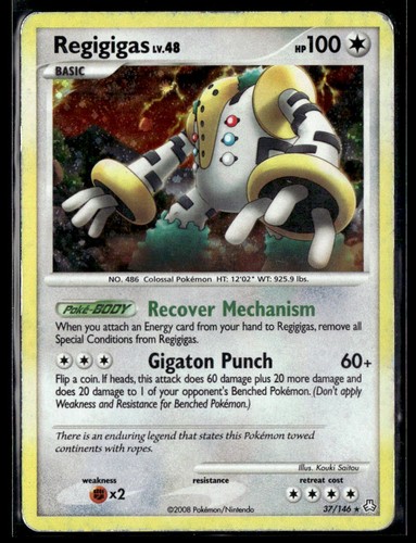 Regigigas (DP Legends Awakened) 37/146 Holo Rare Deck Exclusives Pokemon HP