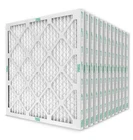 20x20x1 MERV 8 Pleated AC Furnace Air Filters. 12 Pack