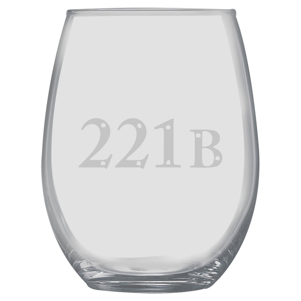 15oz Stemless Wine Glass for Cocktails or Beverages - 221b Design 15oz Stemless Wine Glass for Cocktails or Beverages - 221b Design