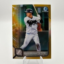 2022 Bowman NPB Nippon Professional Baseball GOLD /50 Ryusei Ogawa #120