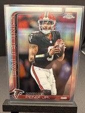 2025 TOPPS CHROME #15 MICHAEL PENIX JR. FALCONS REFRACTOR
