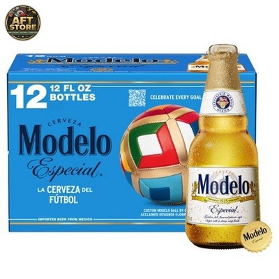 Modelo Especial Lager Beer - 12 Pack of 12 oz Bottles