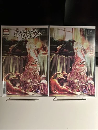 Amazing Spider-Man, Vol. 7 #1. Nimit Malavia 1:50 Virgin Incentive & Trade Set.