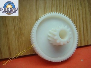 HSM 125 Papier Shredder Oem Double Drive Gear 1270030010 neuf