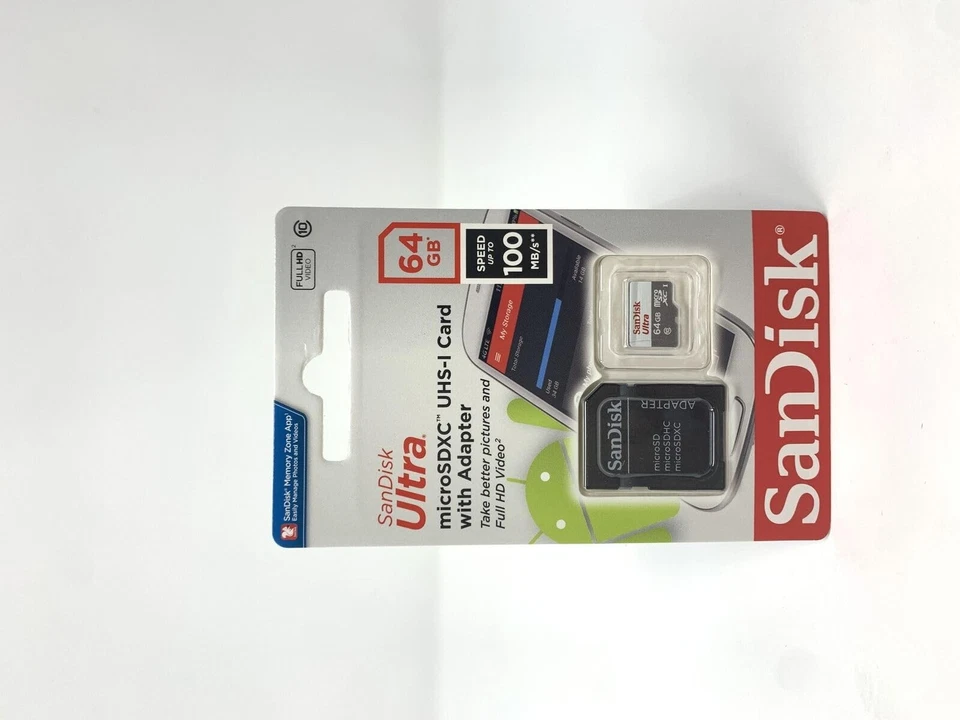 SanDisk Ultra 64GB Micro SD Card Class 10 Full HD Ideal for Android Devices - Image 4 of 4