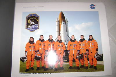 OFFICIAL SPACE SHUTTLE ENDEAVOUR CREW STS-126 NASA PHOTO 8X10