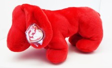TY BEANIE BABY BUDDY BUDDIES ORIGINAL ROVED RED THE DOG #9305 RETIRED ERRORS