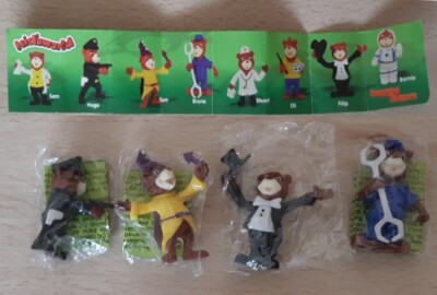 Ü-Ei Fremdfiguren Dairy4Fun Kidsworld Happy Bears 4 Figuren + 4 BPZ  2017