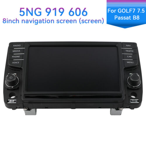 OEM 8"" Control Navigation Screen 5NG 919 606 for Golf 7 7.5 Passat B8 - Picture 1 of 10