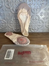 Da'Dance Girls Pink canvas and suede Shoes Slippers Flats Sz 40 Kids Dance Shoes