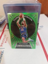 2021-22 Panini Obsidian Electric Green Flood Tunnel Vision #16 Klay Thompson