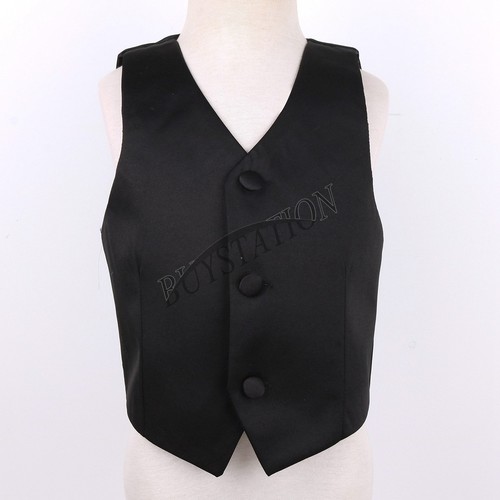 Jungen Anzugweste Kinder Anzug Weste Festlich Waistcoat 98 104 116 128 140 152 - Bild 8 von 18