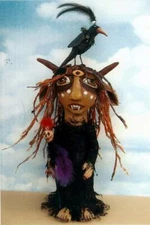 Cloth Folk Art Pattern "June" By Susan Barmore