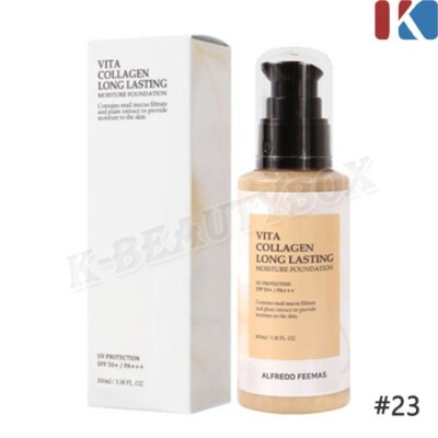 ALFREDO FEEMAS Vita Collagen Long Lasting Moisture Foundation 100ml SPF 50+ #23