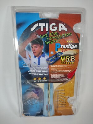 Vintage Stiga Prestige Paddle Ping Pong Table Tennis WRB System NEW RARE 1996