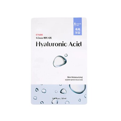 ETUDE 0.2mm breathable Therapy Air Mask Hyaluronic Acid 0.67 fl oz/20ml  1ea