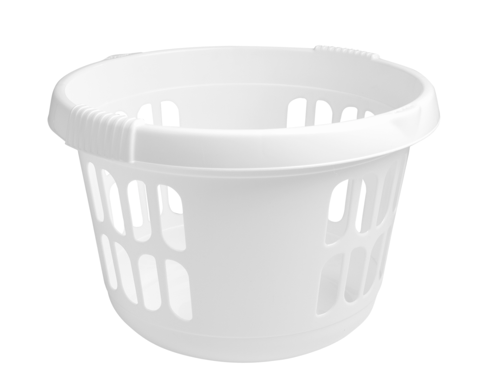 50L Round Plastic Laundry Basket Washing Clothes Linen Storage Basket