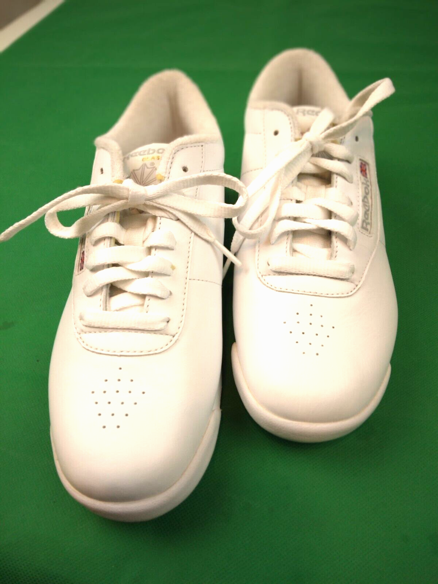 Reebok Classic Princess Women Athletic Sneaker White Trainer Size