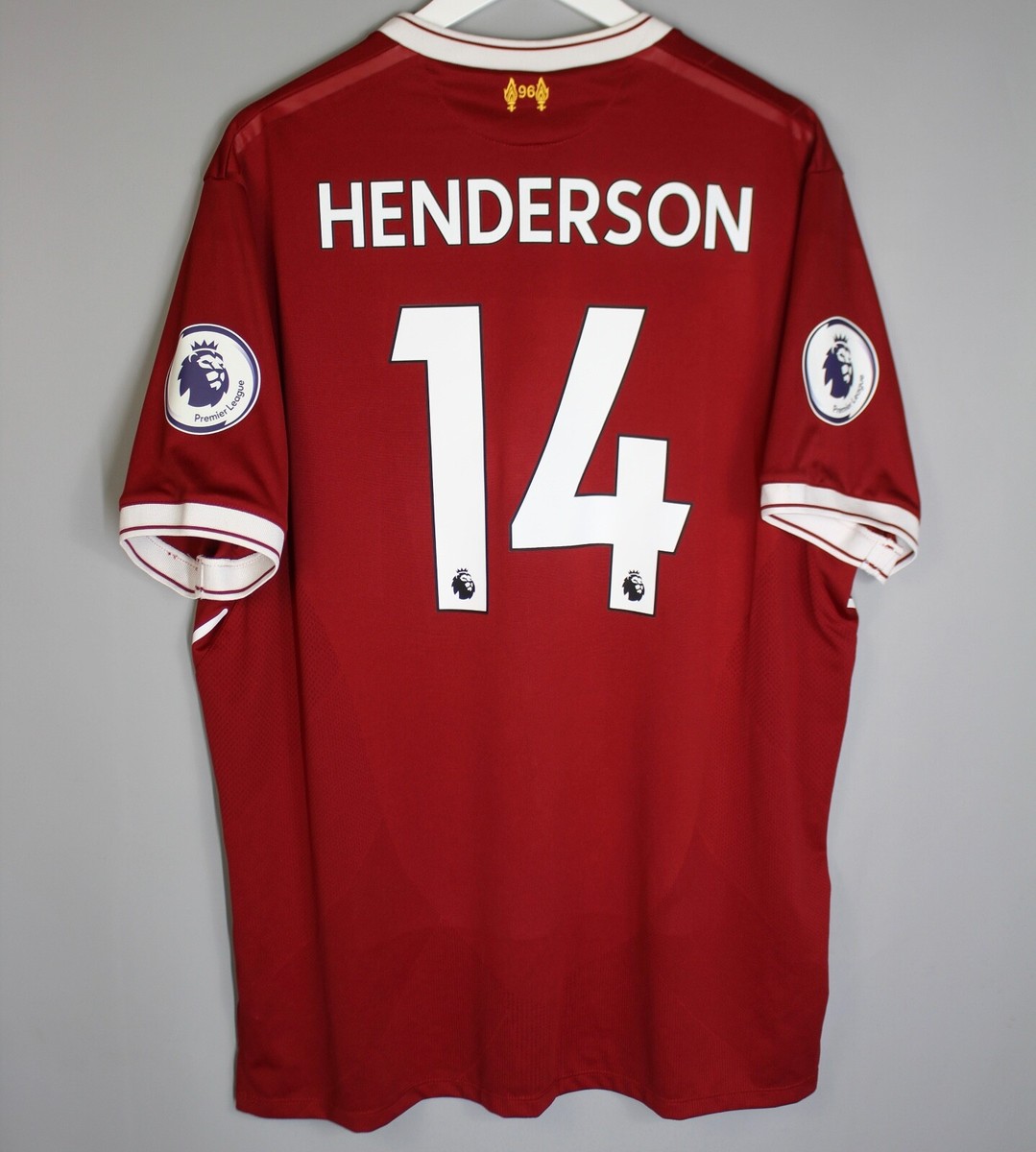 LIVERPOOL ANFIELD 125 YEARS 2017 2018 HOME SHIRT JERSEY XXL #14