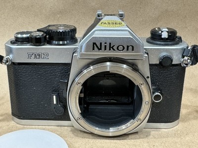 Nikon New FM2 FM2N Silver 35mm SLR Film Camera Body Near Mint 