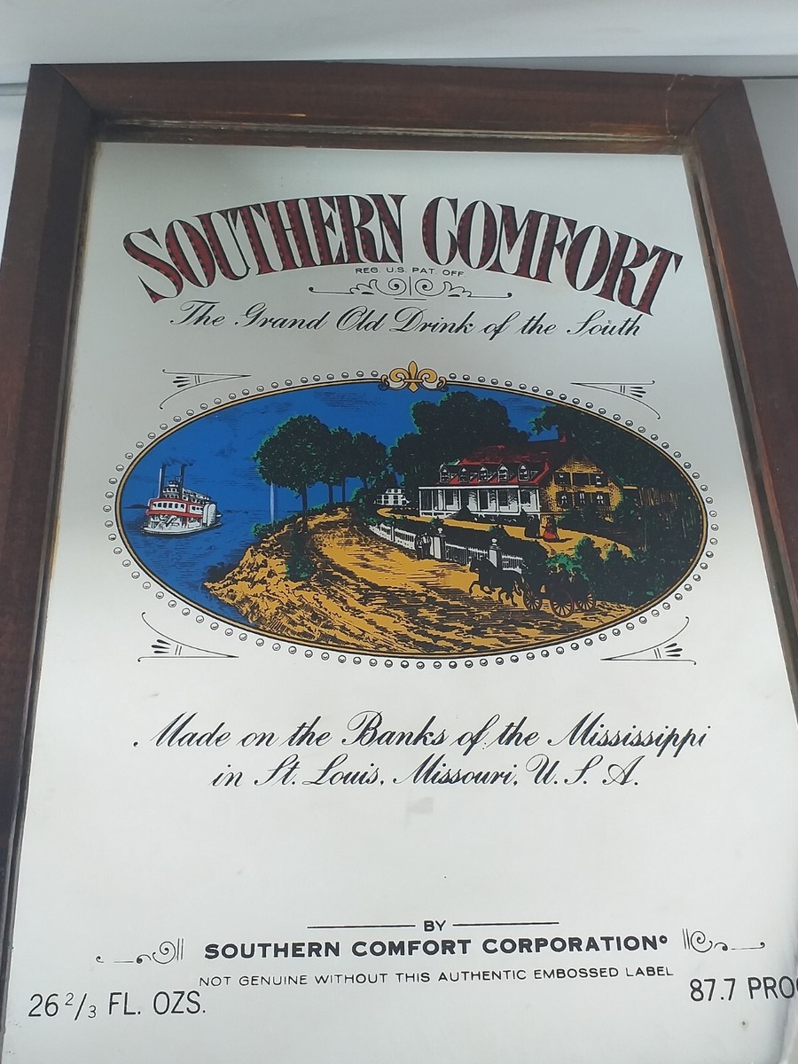 Southern Comfort ミラー広告プレート ヴィンテージパブミラー CARTA